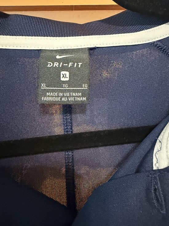 Nike Dri-FIT Polo Shirt Mens XL Penn State Basketball Nittany Lions Blue - Picture 3 of 4